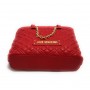 Borsa donna Love Moschino shopping ecopelle trapuntata rosso BS23MO135 JC4004