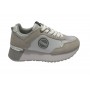 Scarpe donna Colmar sneaker Travis Authentic 187 pelle/ mesh white/ silver DS23CO01