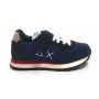 Scarpe bambino Sun68 sneaker boy's Tom solid nylon blu navy Z22SU03 Z41301