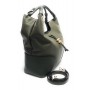 Borsa donna Fracomina a spalla shoulder bag ecopelle verde militare B23FR01 FA22WB3012P41101