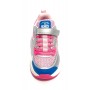 Scarpe bambino Munich sneaker Mini Track ecopelle silver/ tessuto rosa/ fucsia/ blu Z21MU12