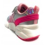 Scarpe bambino Munich sneaker Mini Track ecopelle silver/ tessuto rosa/ fucsia/ blu Z21MU12