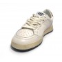 Scarpe donna 4B12 sneaker in pelle di colore bianco/ lilla/ oro DS23QB02 PLAY.NEW-D28