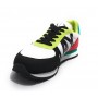 Scarpe donna Armani Exchange sneaker nylon/ ecosuede bianco/ multicolor DS21AX03 XDX031