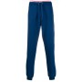 Pantalone Moschino  in felpa logo colore blu uomo E20MO58