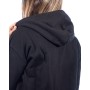Felpa con cappuccio Gaëlle hoodie con zip colore nero donna E21GE06
