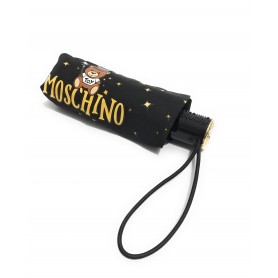 Ombrello Moschino retraibile Toy Constellation compact nero O22MO15 8323