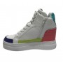 Scarpe donna Guess sneaker alto Giala con zeppa Multicolor DS23GU18 FL5ALAPEL12