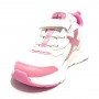 Scarpe bambino Munich sneaker Mini Track ecopelle/ tessuto bianco Z22MU01 8890034
