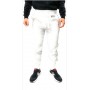 Pantalone Moschino in felpa A4314 con banda laterale colore bianco E21MO40