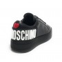 Scarpe donna Love Moschino sneaker fondo cassetta pelle nero D22MO09 JA15573