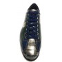 Scarpe uomo Harris fondo calcetto in pelle verde/ blu/ stampa cocco shade metal U17HA125