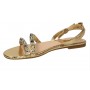 Sandalo Guess Teagin sandalo con cinturino alla caviglia gold DS22GU60 FL6TGNLEL03