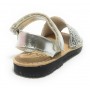 Scarpe bambino Ska Shoes sandalo Maiorca glitter silver ZS21SK02