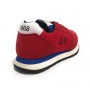 Scarpe bambino Sun68 sneaker Boy's Tom solid nylon rosso Z22SU08 Z41301