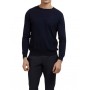 Pullover uomo Guess girocollo randall silk-blend sweater blu ES23GU22 M3RR00Z33R1