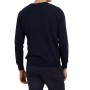 Pullover uomo Guess girocollo randall silk-blend sweater blu ES23GU22 M3RR00Z33R1