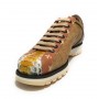 Scarpe uomo Harris sneaker pelle pregiata suffron multicolore / canvas crema U17HA181