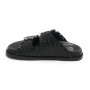 Scarpe donna Elite sandalo/ ciabatta in pelle colore nero DS22EL12 271