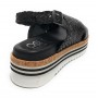 Scarpe donna Elite sandalo in pelle colore nero DS22EL13 801