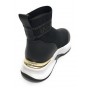Scarpe donna sneaker calzino Liu-Jo Lily 04 tessuto nero DS22LJ28 BA2091 TX047