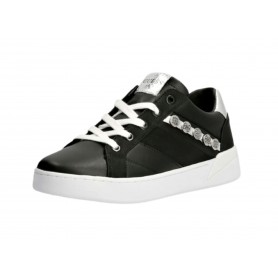 Scarpe donna sneaker Guess Roxo ecopelle black/ silver DS22GU03 FL5RXOELE12