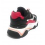 Scarpe donna sneaker Guess Sunshine 3 nero/rosso multicolore D22GU61 FL8SN3LEA12