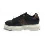 Scarpe donna US Polo sneaker Cardi009 in pelle black/ brown D23UP01