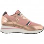 Scarpe donna US Polo sneaker running Livy in ecopelle/ mesh nude DS21UP01