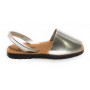 Sandalo donna minorchina Ska Shoes Ibiza in pelle silver DS22SK18