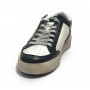 Scarpa uomo 4B12 sneakers in pelle black/ cognac US23QB10 KYLE-U734