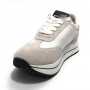 Scarpe Love Moschino sneaker in pelle scamosciata/ nylon bianco DS23MO03 JA15074