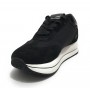 Scarpe Love Moschino sneaker in pelle scamosciata/ nylon nero DS23MO04 JA15074