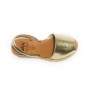 Sandalo minorchina Ska Shoes fondo corda Creta tc 40 laminato gold DS22SK16