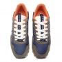 Scarpe U.S. Polo sneaker running Jonas 004 blu in pelle e nylon US22UP06