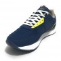 Scarpe U.S. Polo sneaker running Nobil 004 in ecopelle e tessuto blu US22UP23