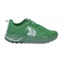 Scarpe U.S. Polo sneaker running Seth001 in ecopelle/ tessuto mesh verde uomo US23UP16