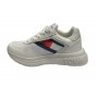 Scarpe  Tommy Hilfiger sneaker in ecopelle/ tessuto bianco ZS22TH02 T3A4-32167