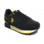 Scarpe US Polo sneaker Nobik 001 ecosuede/ nylon black Z23UP02