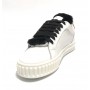 Scarpe donna Borbonese sneaker in pelle di colore bianco D22BO01 6DV905