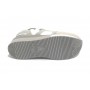 Sneaker Apepazza mod. Heather fondo zeppa in pelle bianco / grigio  DS20AP02