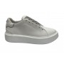 Sneaker Apepazza senza lacci Paris in pelle white/ silver DS22AP02 S2PIMP16