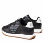 Sneaker EA7 Emporio Armani training pelle/ tessuto black/ white unisex US23EA06 X8X114