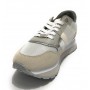 Sneaker running Rubye in pelle/ tessuto white/ silver donna DS22AP01 S2RSD19