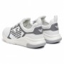 Sneaker running EA7 Emporio Armani A-Racer unisex Reflex X8X057 white/ silver US21EA13