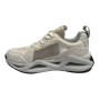 Sneaker running EA7 Emporio Armani training ecopelle/ tessuto nylon white US23EA13 X8X143