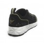 Sneaker running Emporio Armani EA7 ecosuede/ mesh black/ gold X8X033 US21EA08