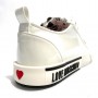Scarpe donna Love Moschino sneaker in naplak PU nero/ bianco D21MO29