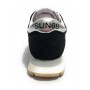 Sneaker running Sun68 Ally gold silver in suede/ tessuto nero donna DS23SU07 Z33202