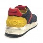 Sneaker running Voile Blanche suede/ tessuto nylon blu/ rosso/ giallo uomo US19VB02